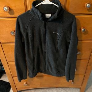 Dark gray Columbia zip up jacket